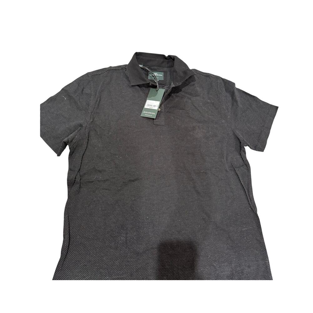 Rodd & Gunn Black and White Dot Polo Size XL